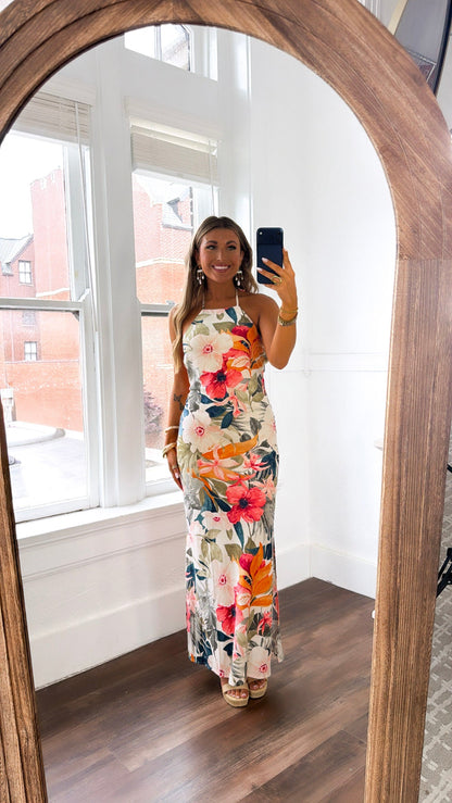 In The Tropics Maxi Dress, Floral Multi