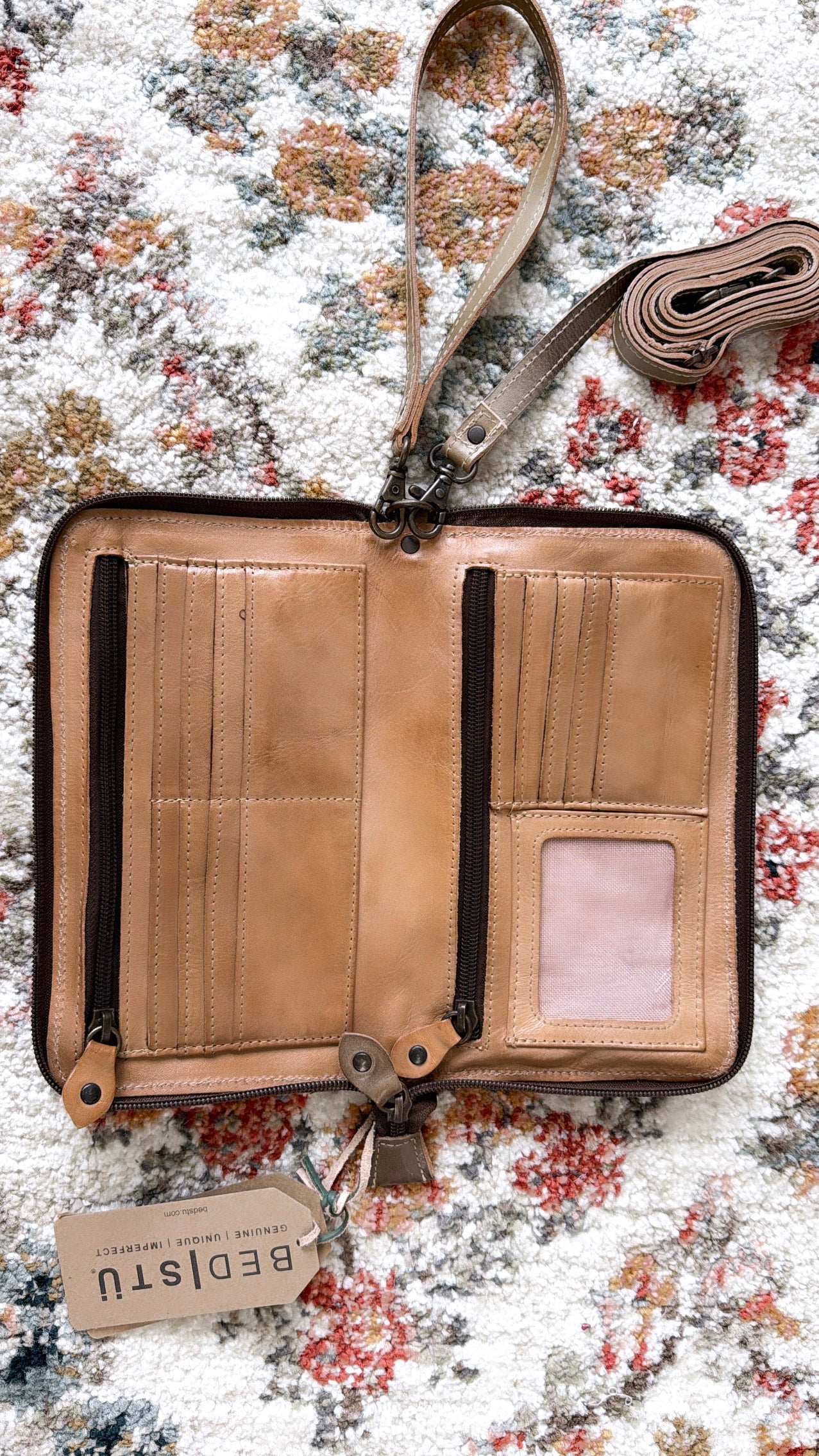 Bedstu Templeton II, Taupe/Tan Rustic