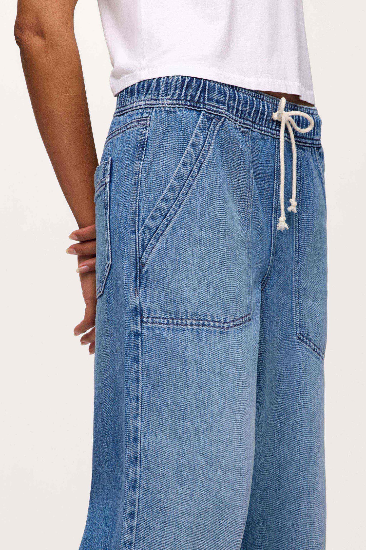 Pull-On Denim Pant | June