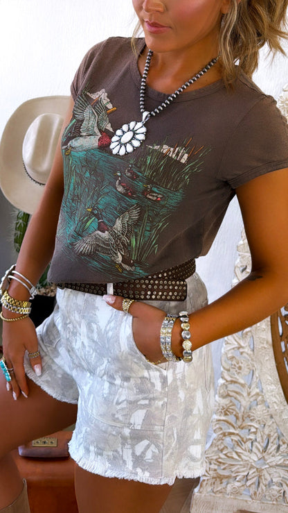 Open Range Jean Shorts, Camo