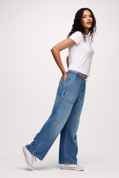 Pull-On Denim Pant | June