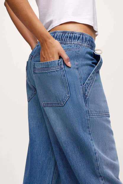 Pull-On Denim Pant | June