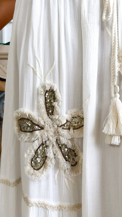 Barefoot Blooms Two Piece Set, Ivory