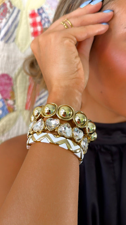 Pearly Love Bracelet Stack