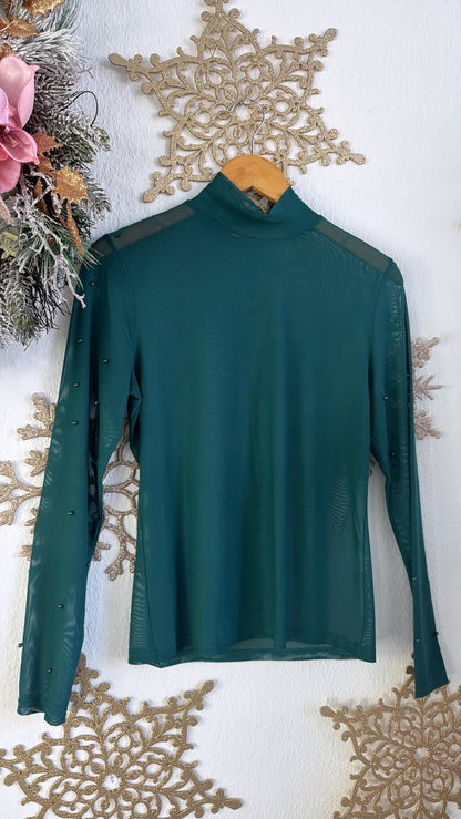 Pearl Mesh Under Layer, Green