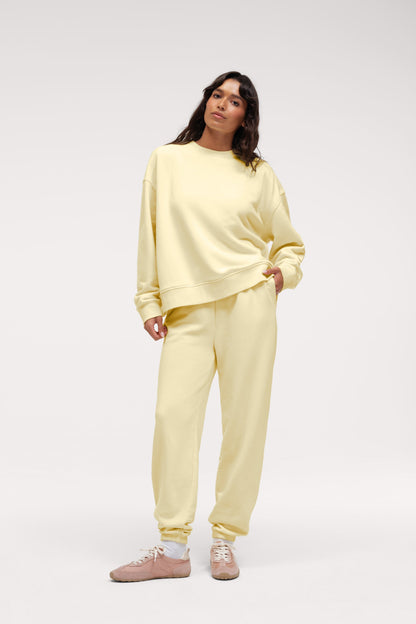 French Terry Jogger | Lemon