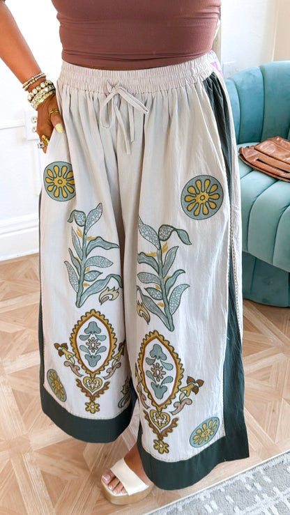 Olive Breeze Pants, Taupe/Olive