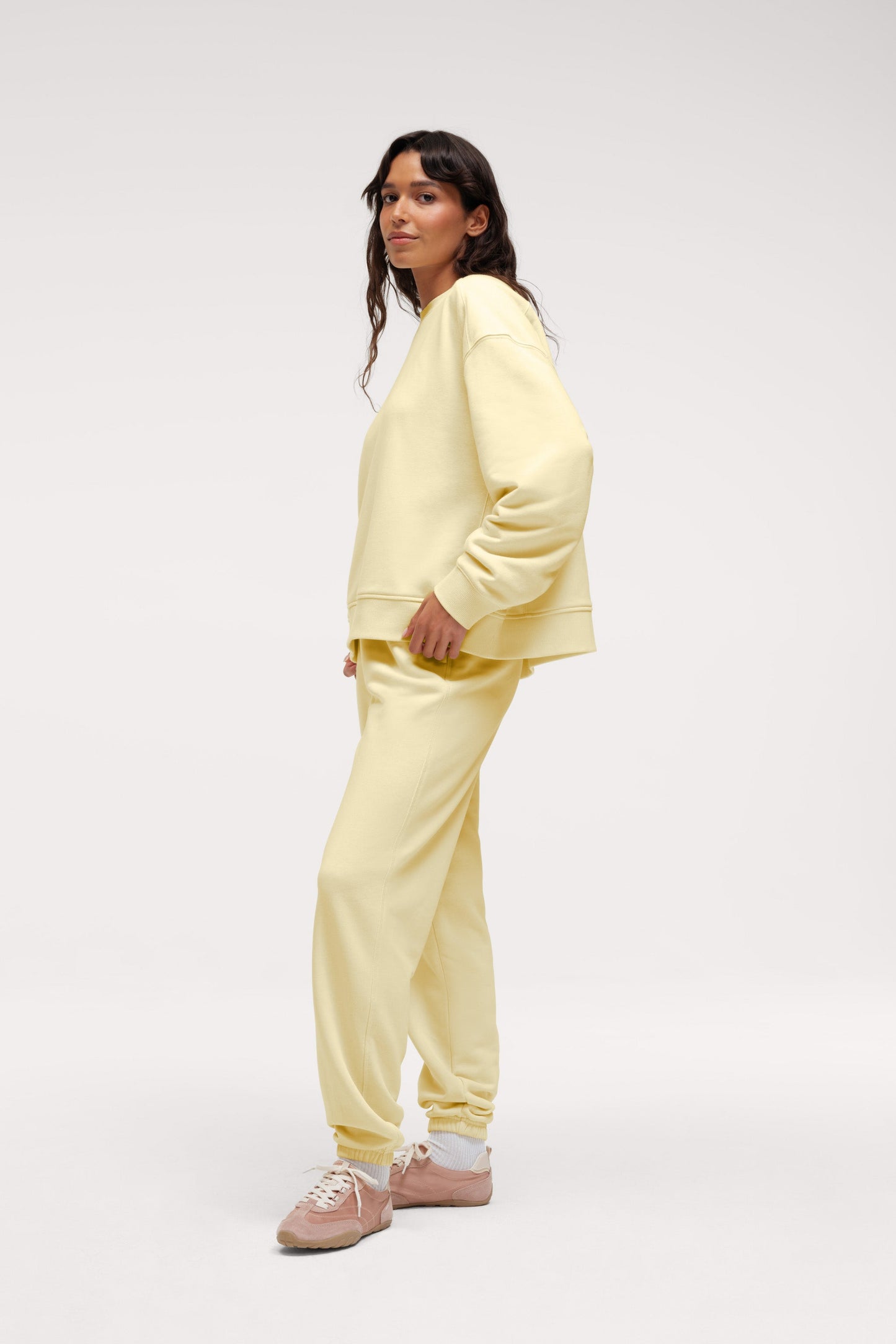 French Terry Jogger | Lemon