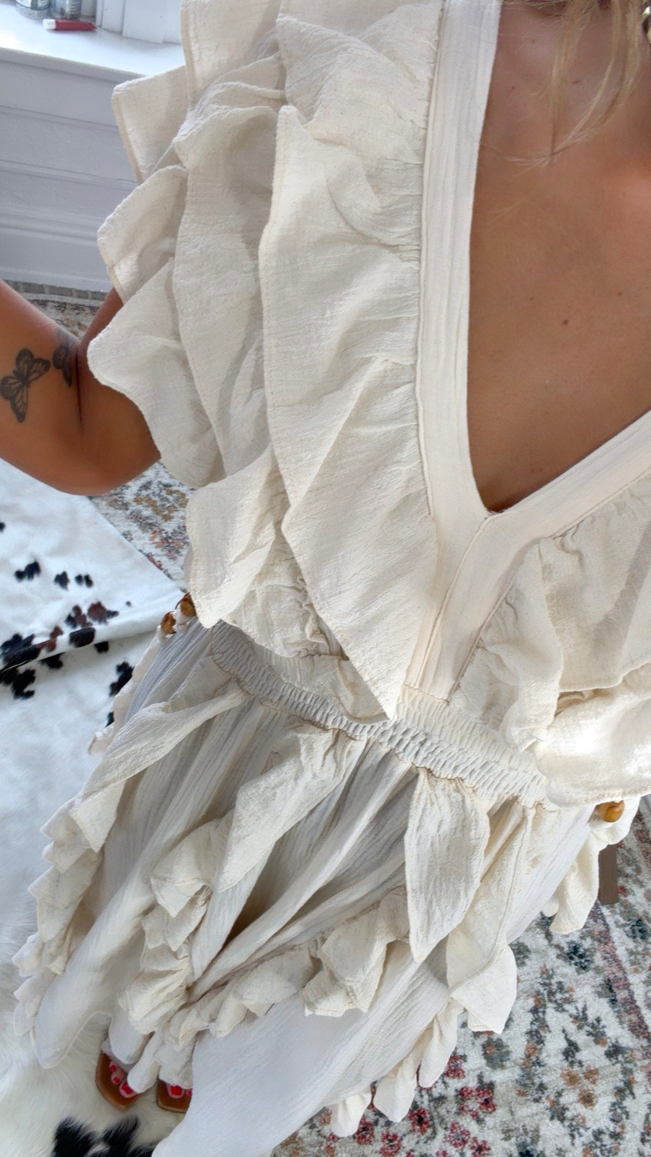 Indie Dreams Maxi Dress, Ivory