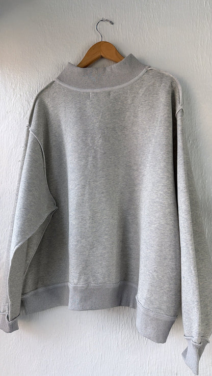 National Champs Crewneck, Heather Grey