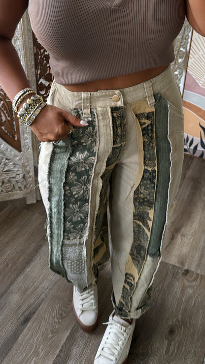 Pure Artistry Patchwork Pant