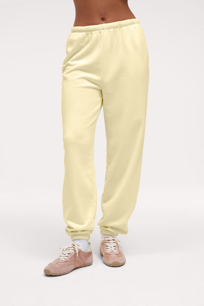 French Terry Jogger | Lemon