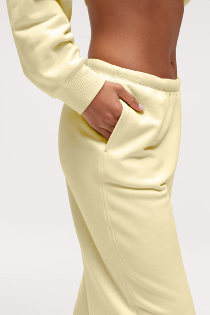 French Terry Jogger | Lemon