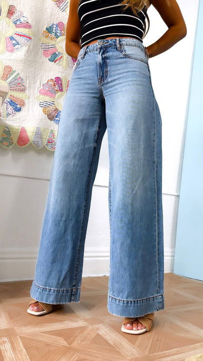 Logan Straight Leg Jeans, Medium Wash