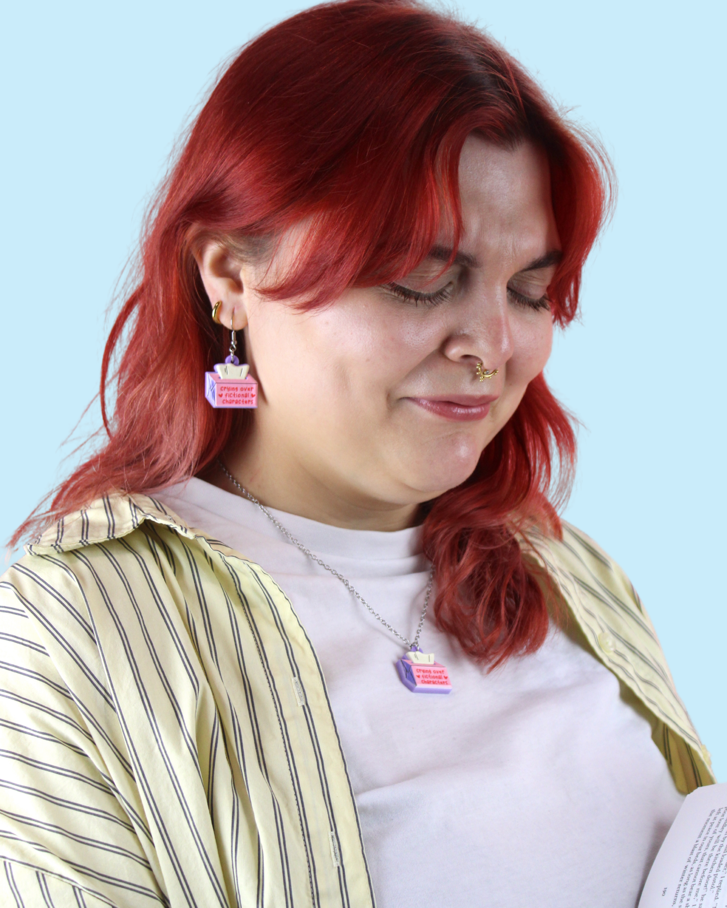 Crying Over Fictional Characters Necklace