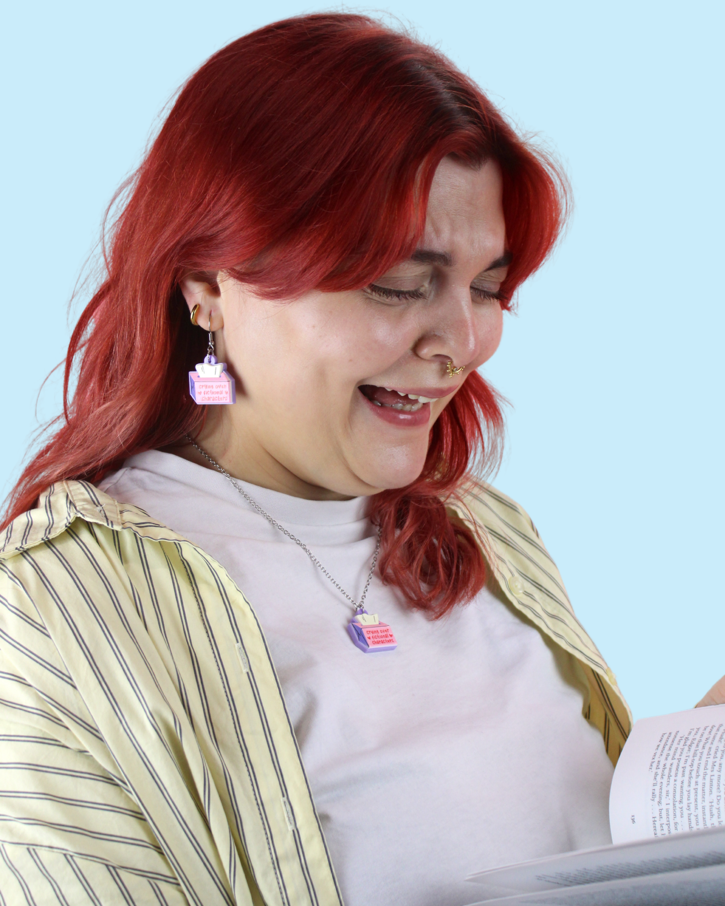 Crying Over Fictional Characters Earrings