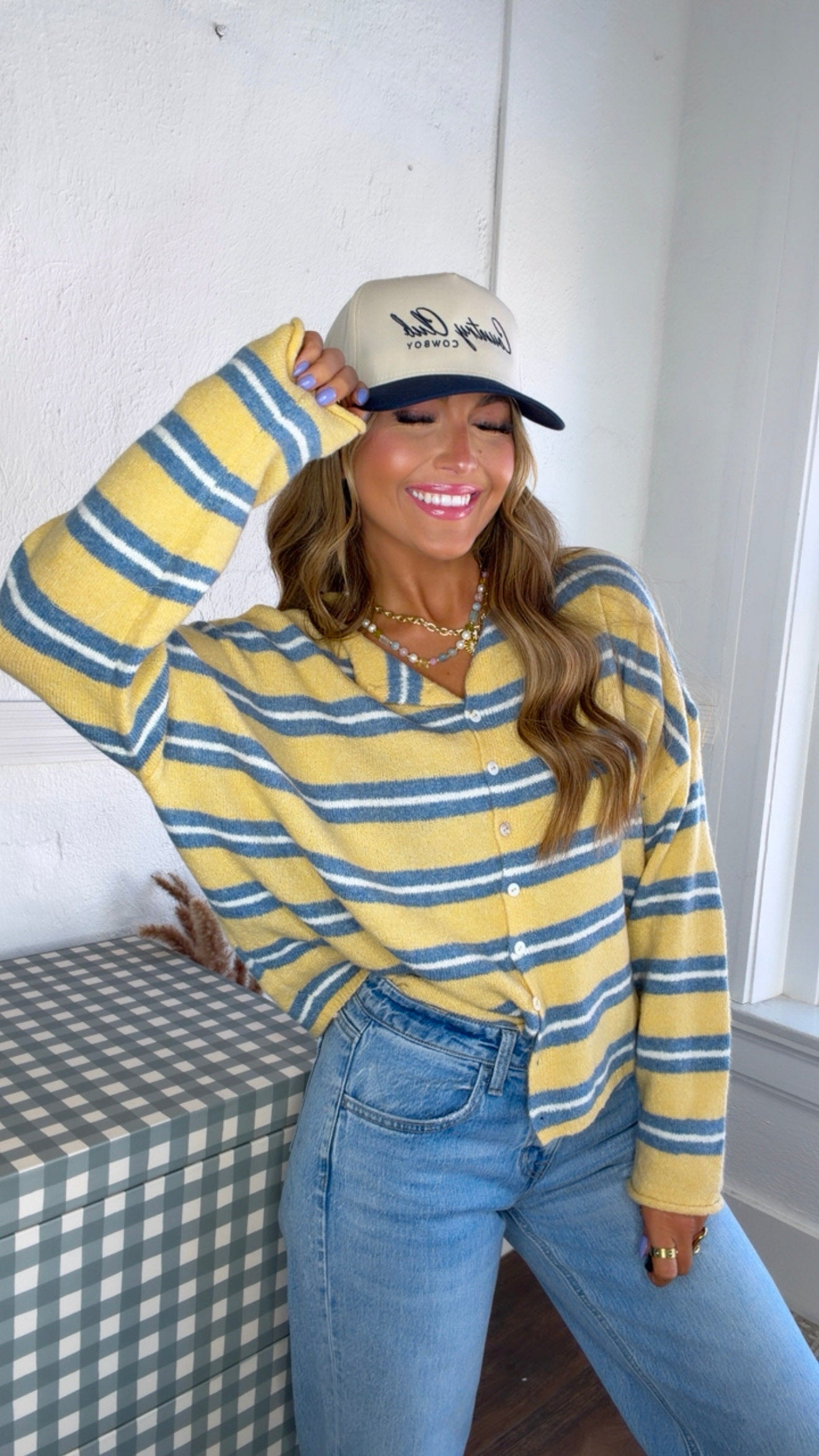 Multi Striped Button Down, Honey