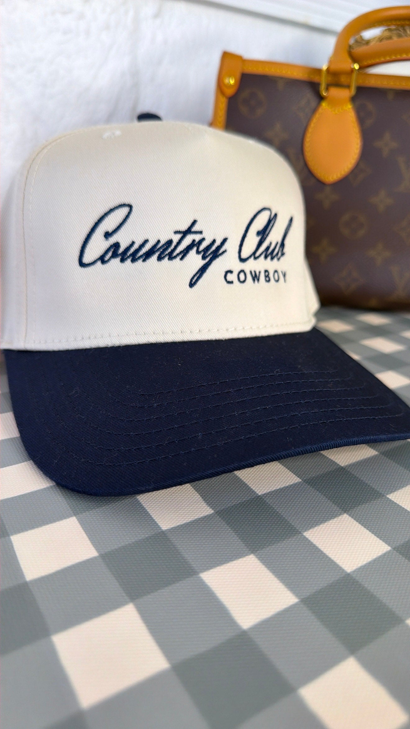Country Club Cowboy Hat, Navy