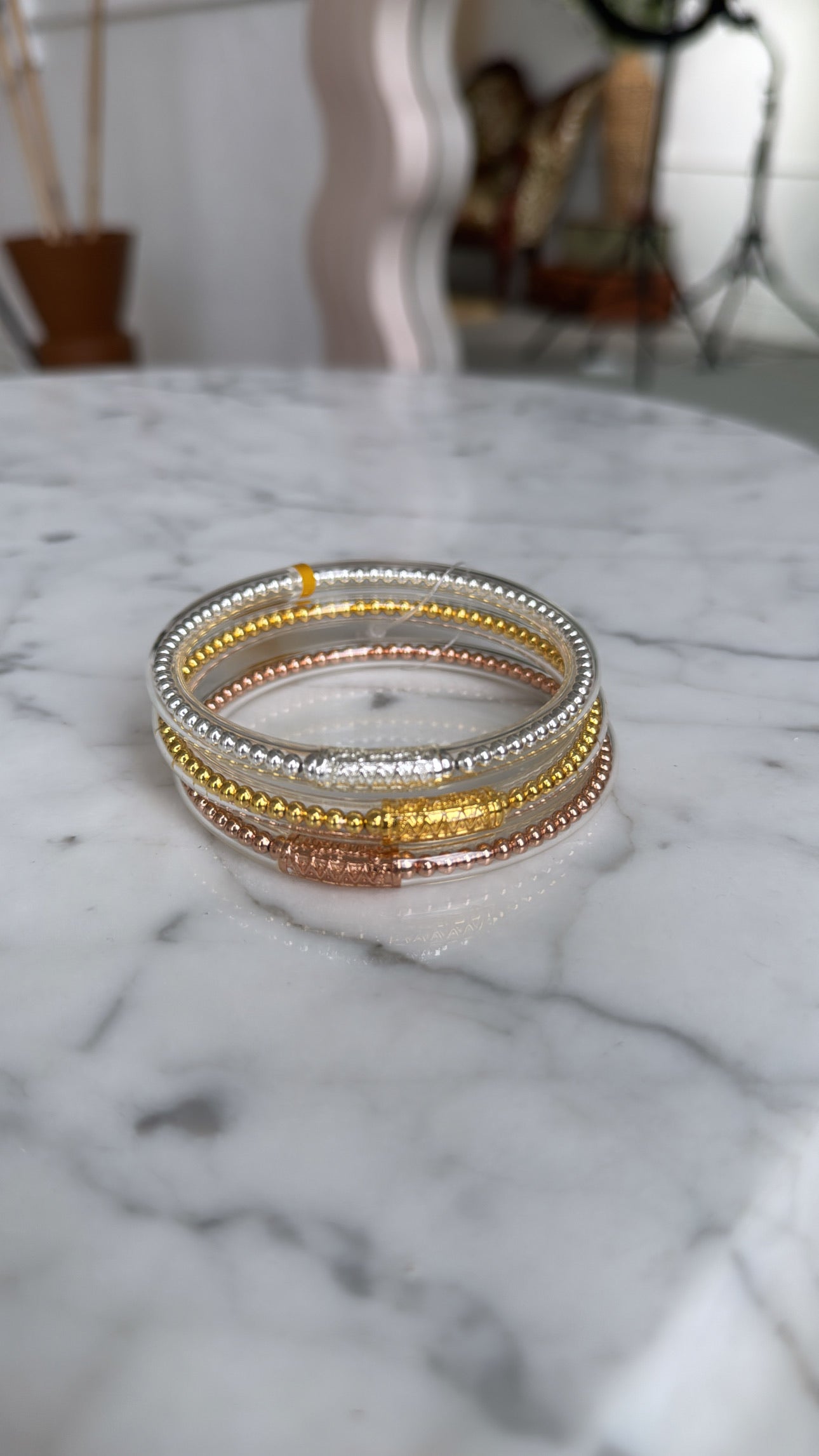 BuDhaGirl: BIBI All Weather Bangles(set of 3)- Serenity Prayer