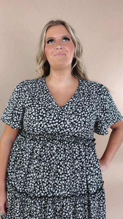 ECB Exclusive: Making Memories Maxi Dress, Black