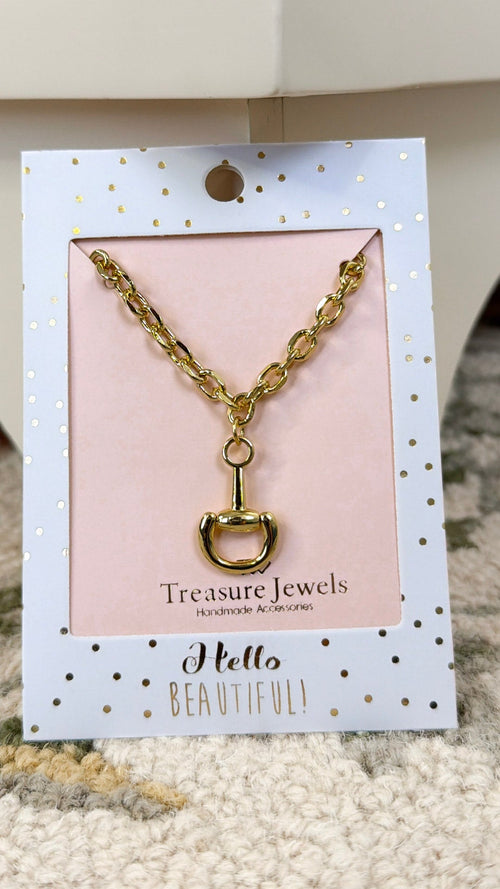 Golden Bit Necklace