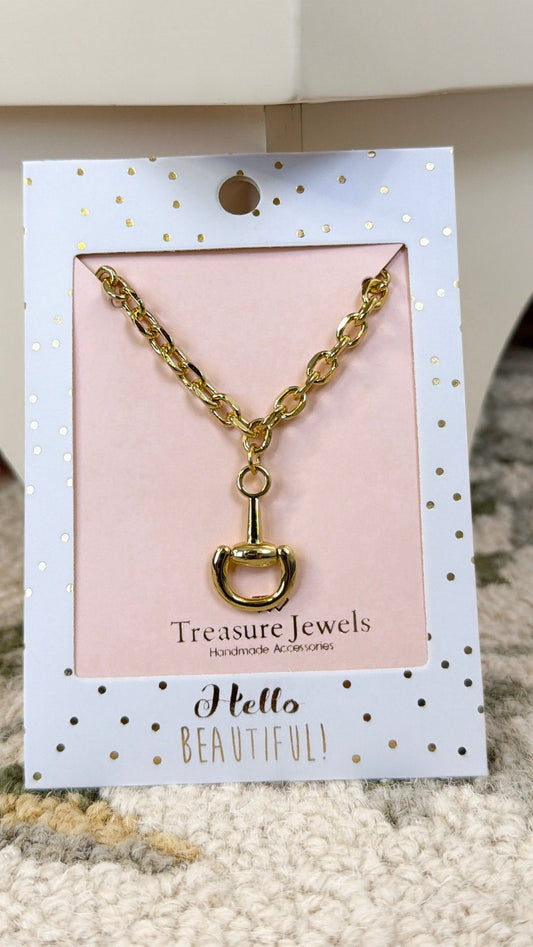 Golden Bit Necklace