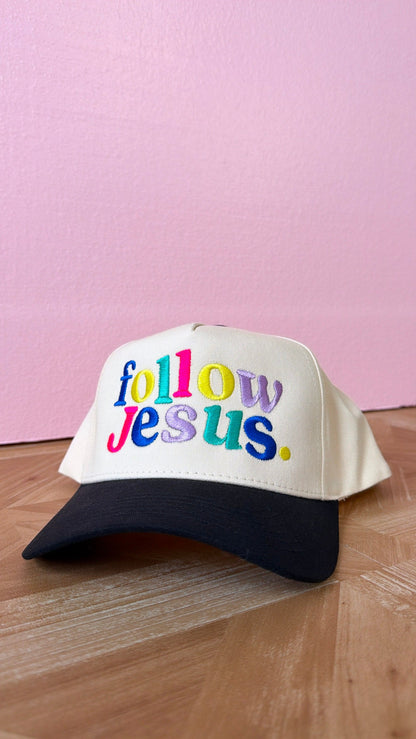 Follow Jesus Trucker Hat