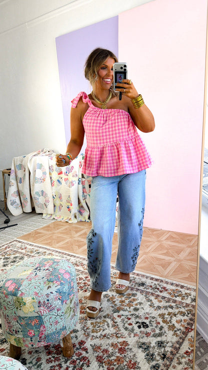 Pink Lemonade One Shoulder Top, Pink