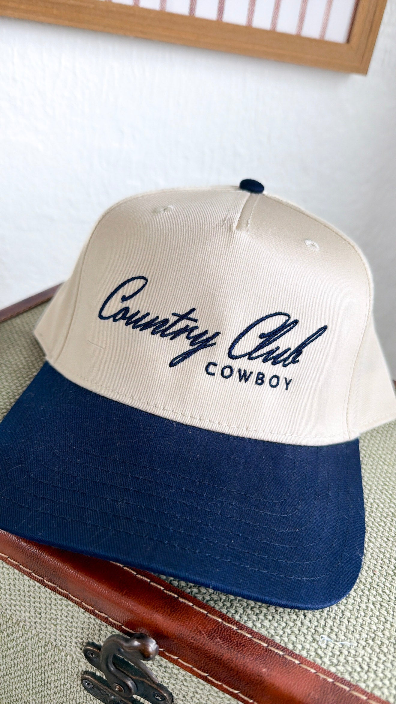 Country Club Cowboy Hat, Navy