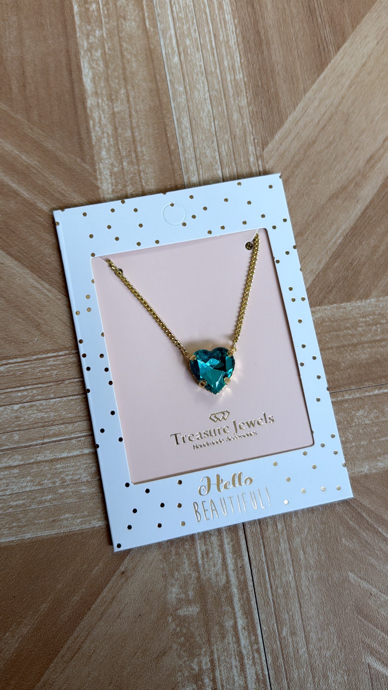 Berry Crush Necklace, Aqua