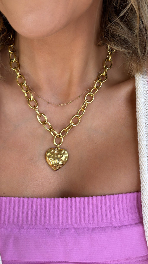 Golden Love Necklace