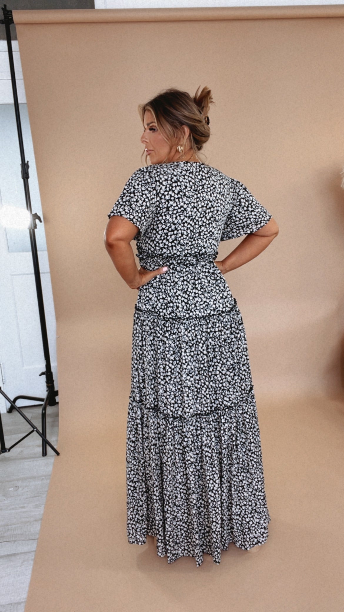 ECB Exclusive: Making Memories Maxi Dress, Black