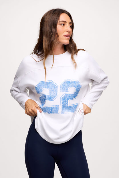 League Long Sleeve | White