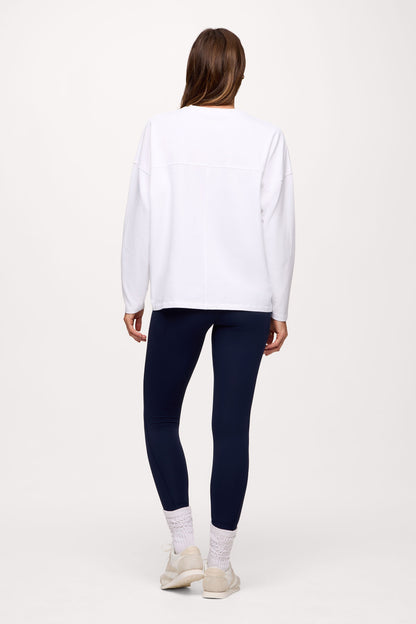 League Long Sleeve | White