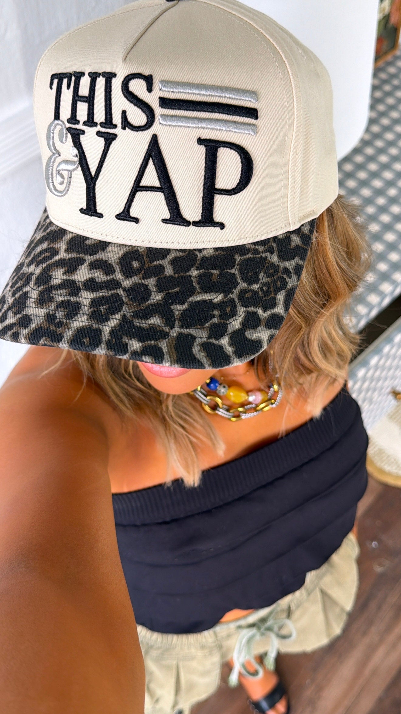 Leopard This & Yap Trucker Hat