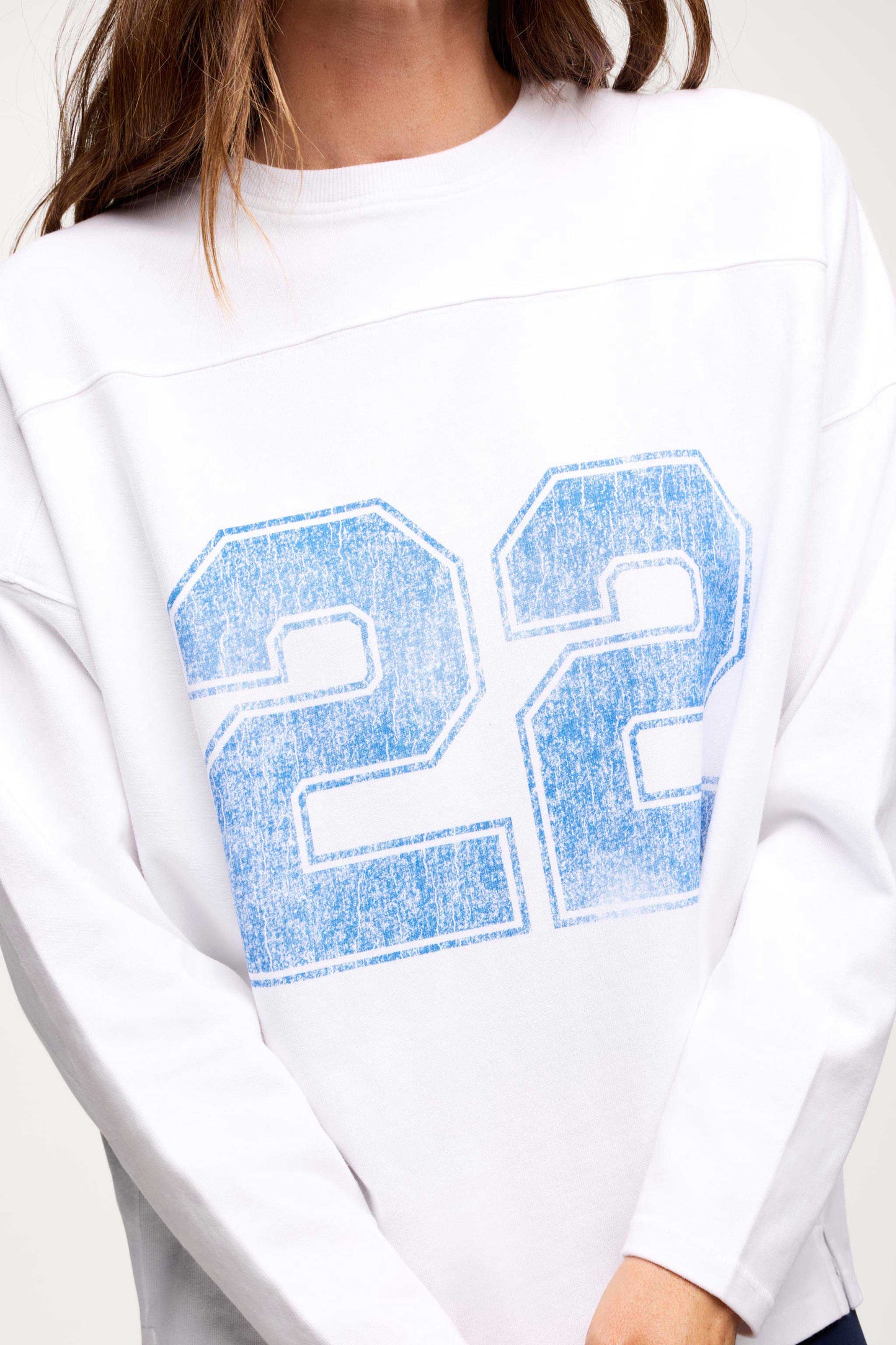League Long Sleeve | White