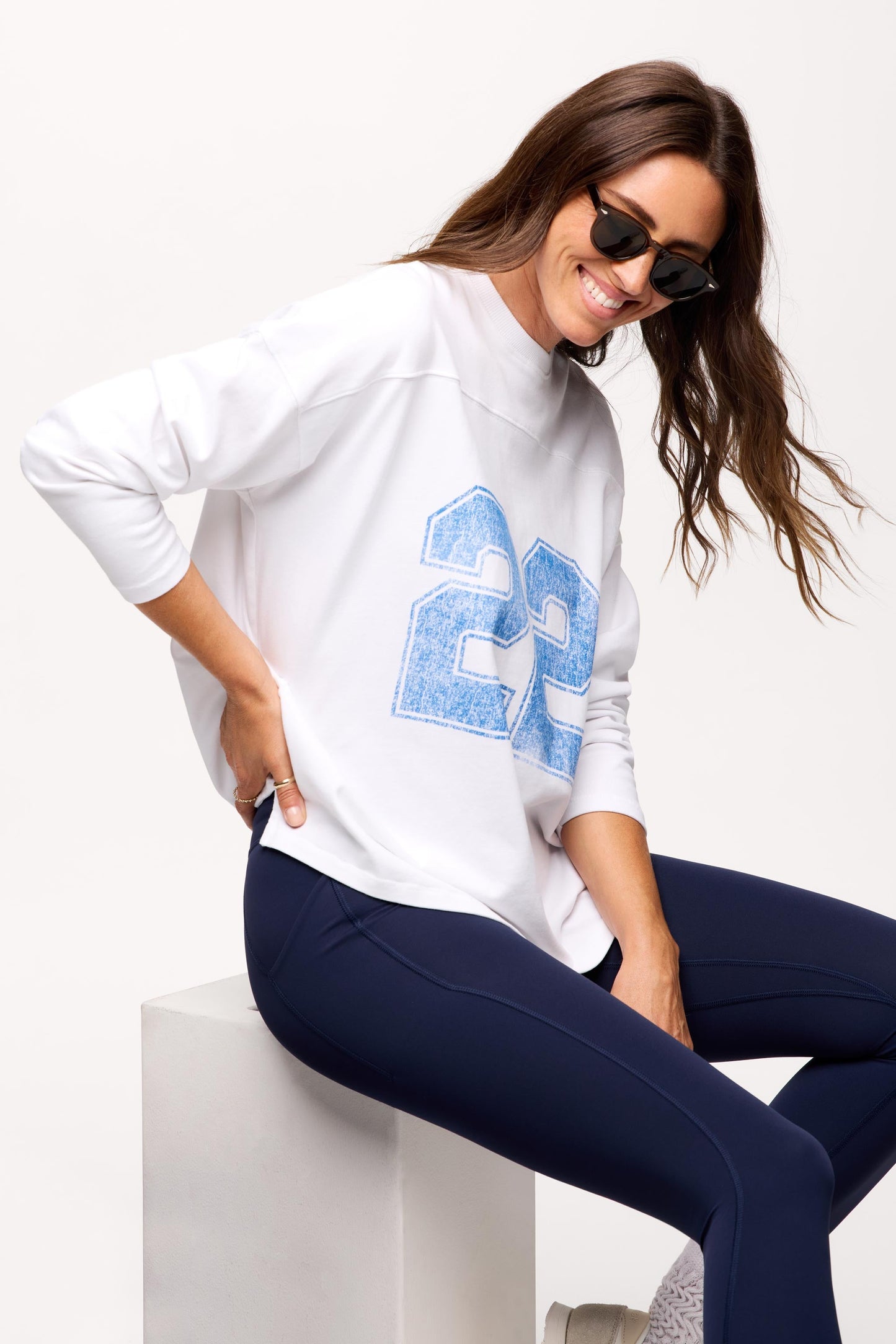 League Long Sleeve | White