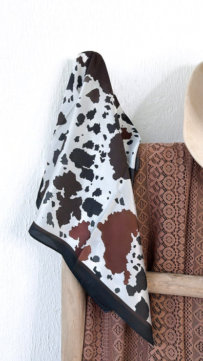 Cow Print Bandana