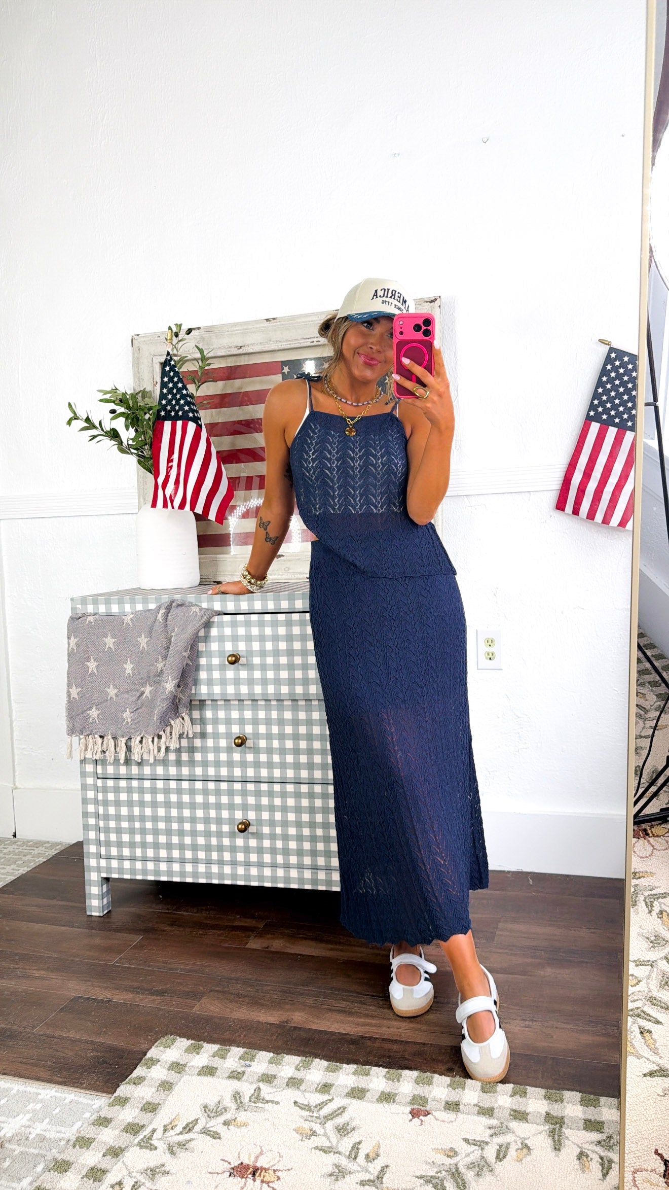Deep Sea Darling Set, Navy