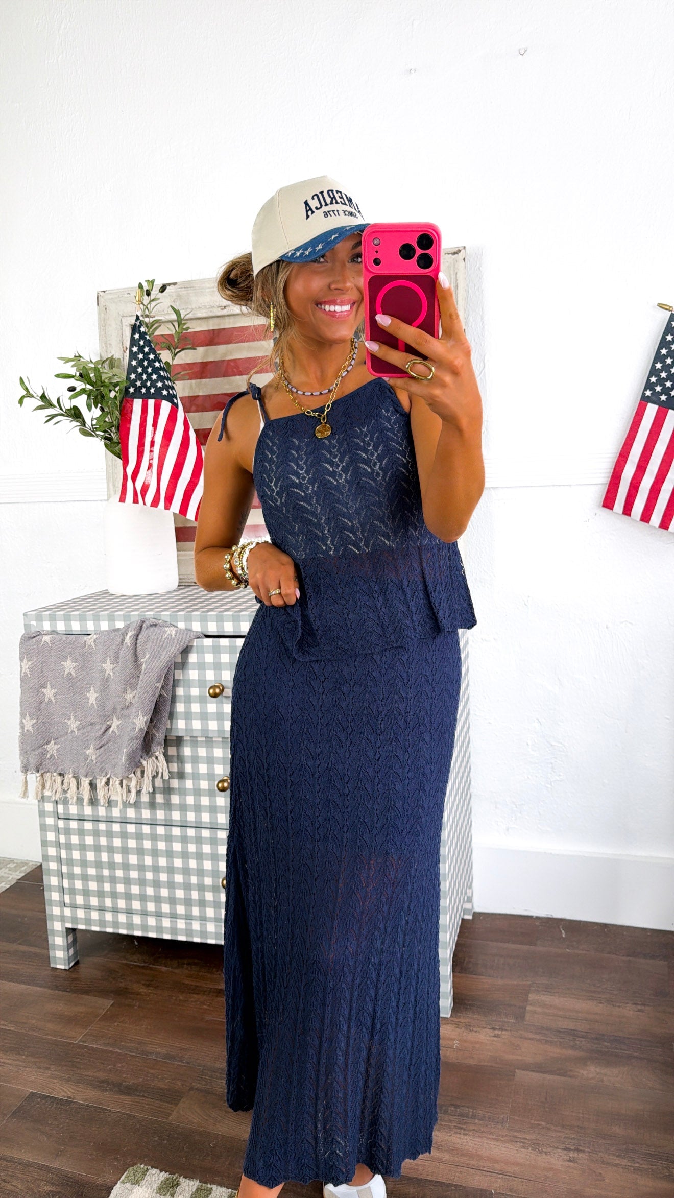 Deep Sea Darling Set, Navy
