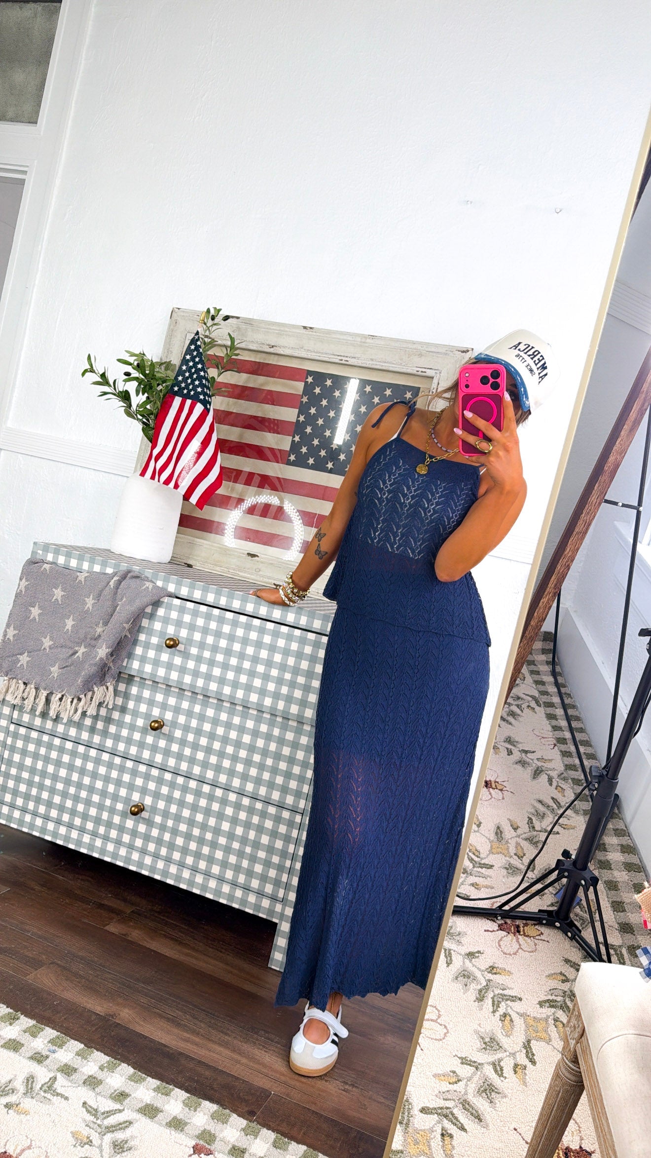 Deep Sea Darling Set, Navy
