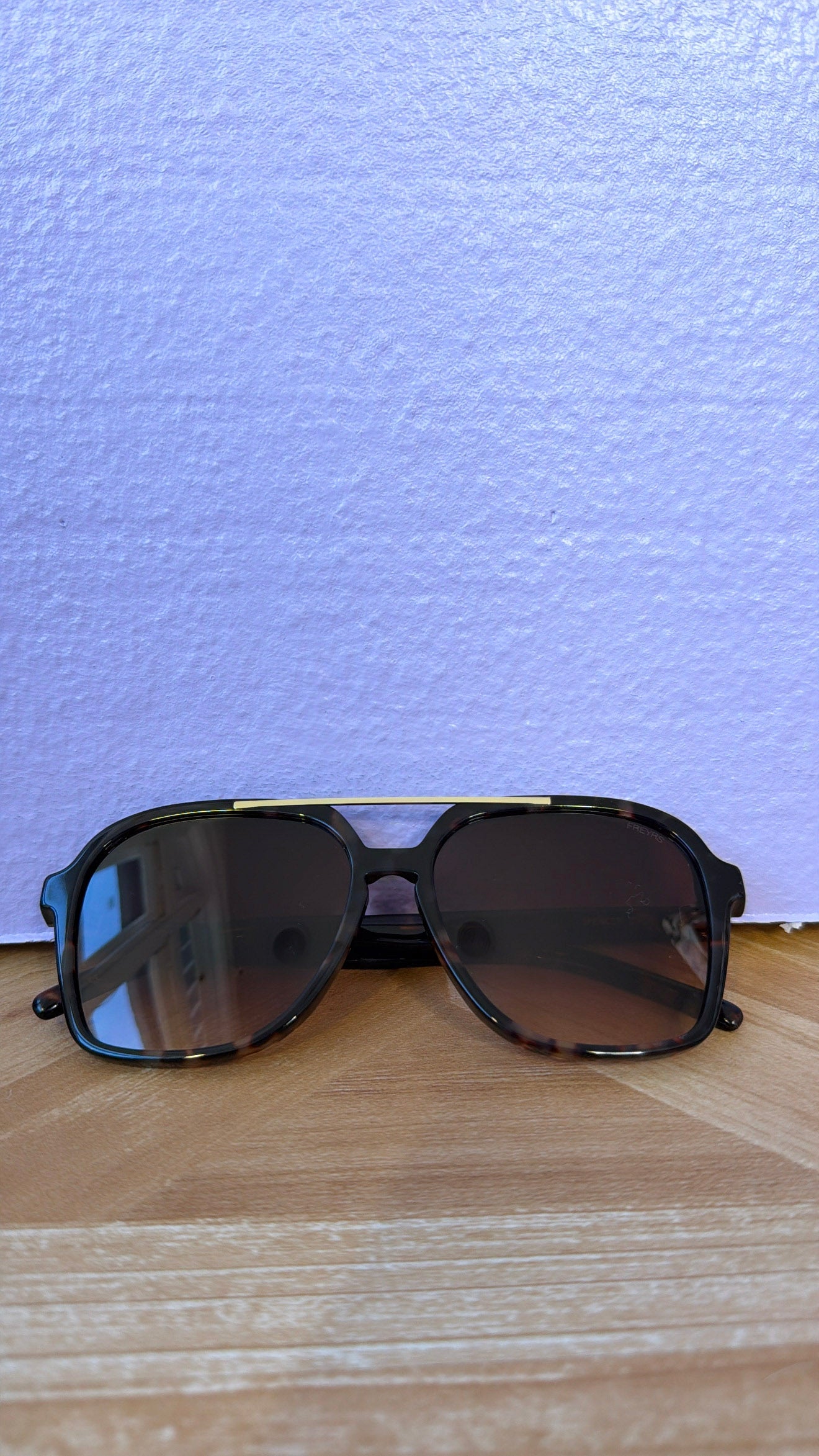 FREYRS - Spencer Aviator Sunglasses, Brown