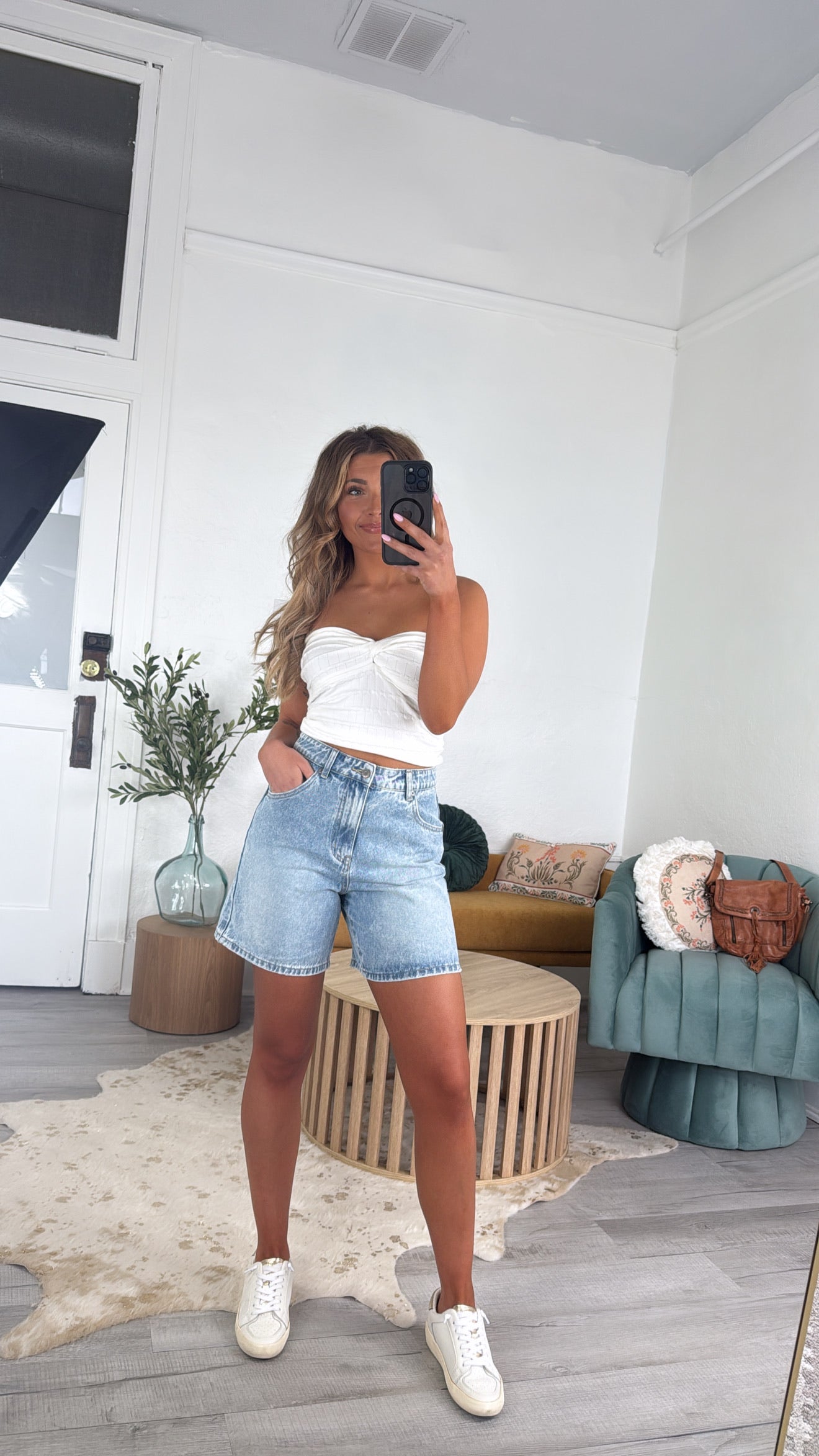 BY TOGETHER: Denim Jean Shorts
