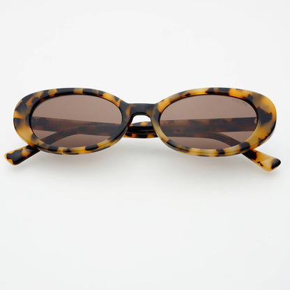 FREYRS: Mimi Acetate Oval Sunglasses