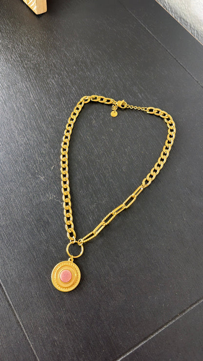 Desert Glow Coral Necklace