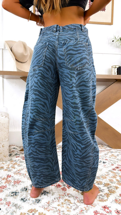 Gallery Girl Barrel Pants, Denim