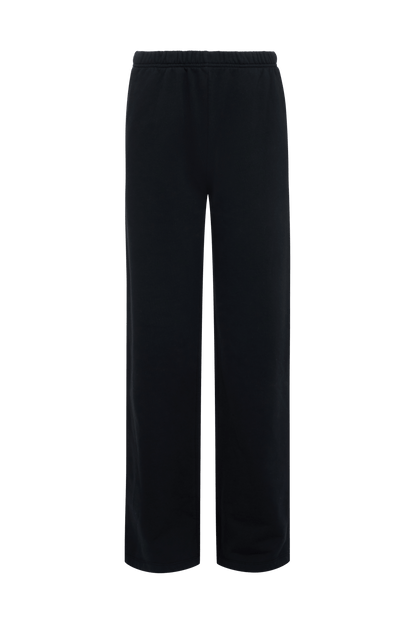 Core Fleece Wide Leg Sweatpant | Black