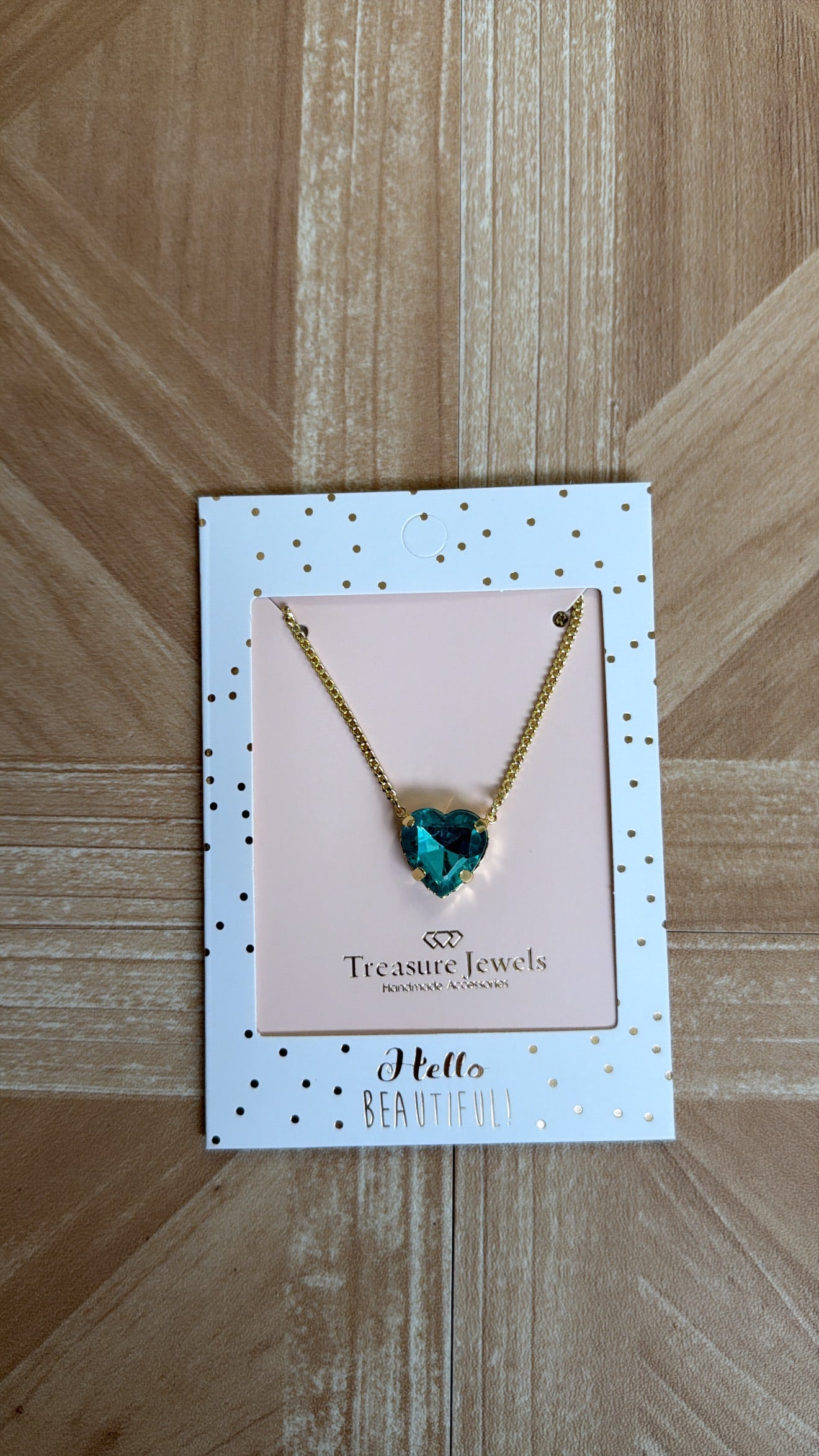 Berry Crush Necklace, Aqua
