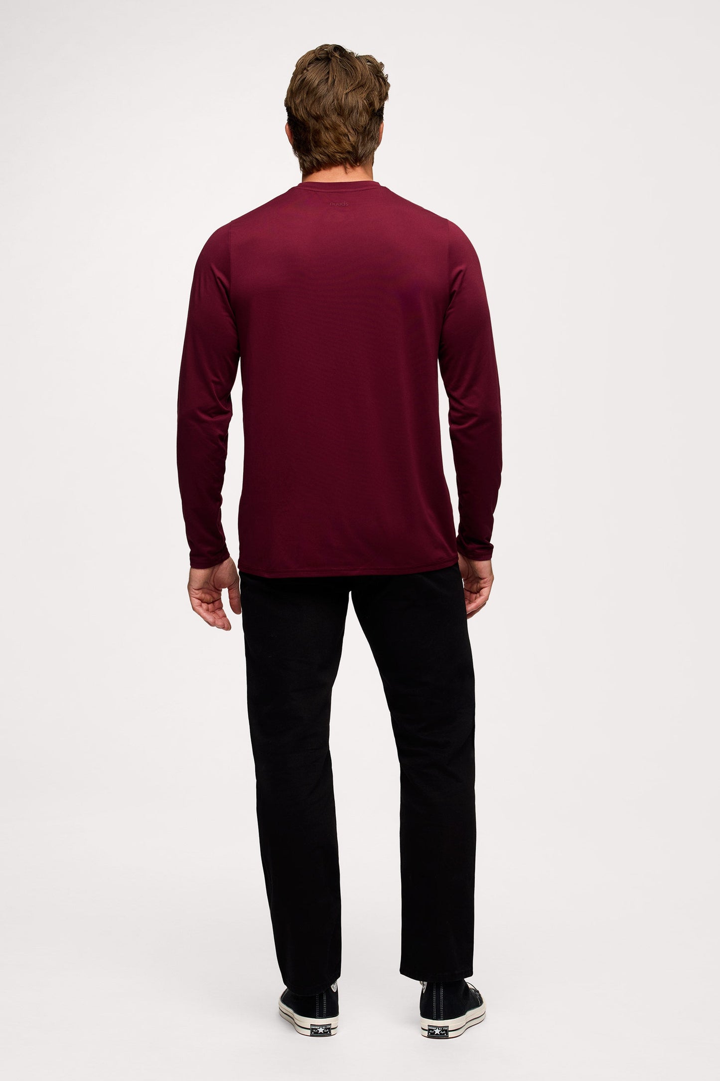 Men's Long Sleeve Movement Tee | Ruby