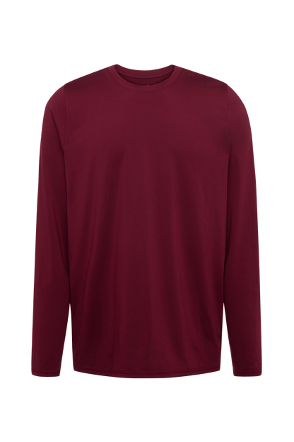 Men's Long Sleeve Movement Tee | Ruby